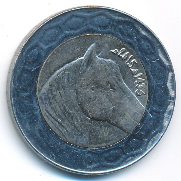 Алжир, 100 динаров (2015 г.)
