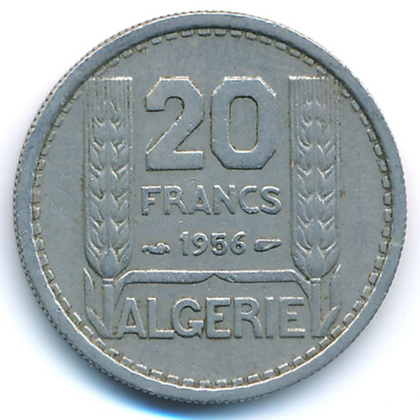 Алжир, 20 франков (1956 г.)