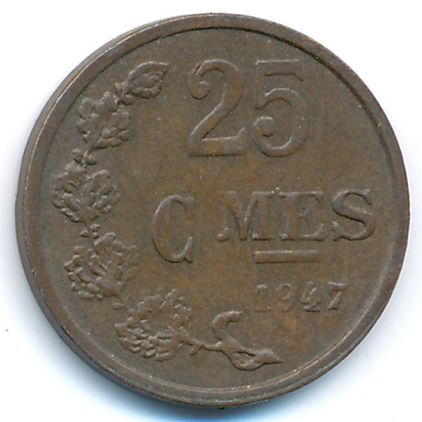 Люксембург, 25 сентим (1947 г.)