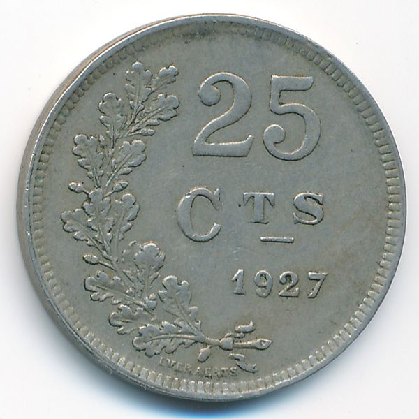 Люксембург, 25 сентим (1927 г.)