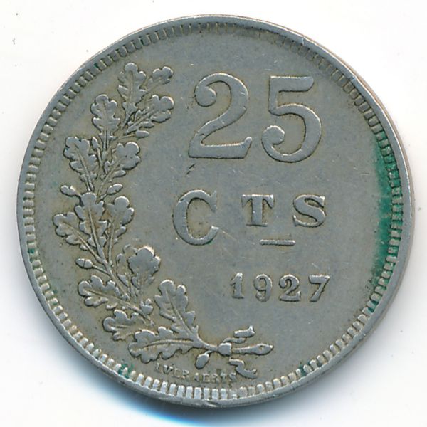 Люксембург, 25 сентим (1927 г.)