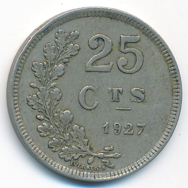 Люксембург, 25 сентим (1927 г.)