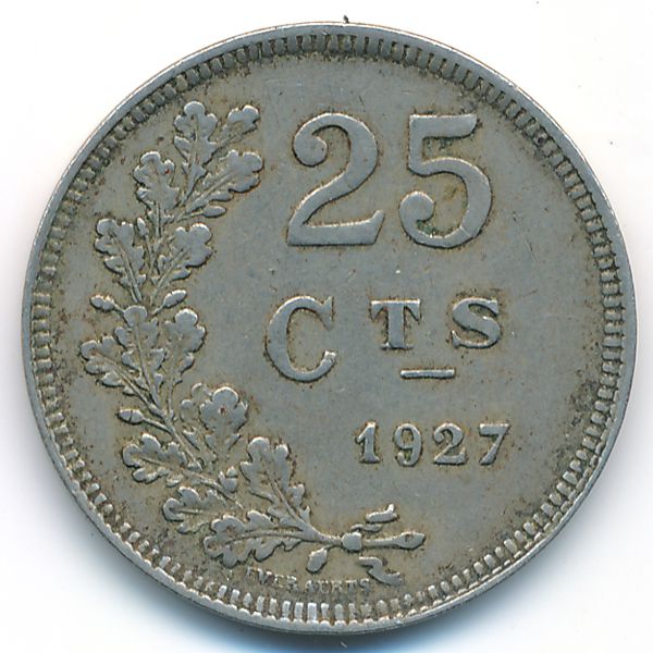 Люксембург, 25 сентим (1927 г.)