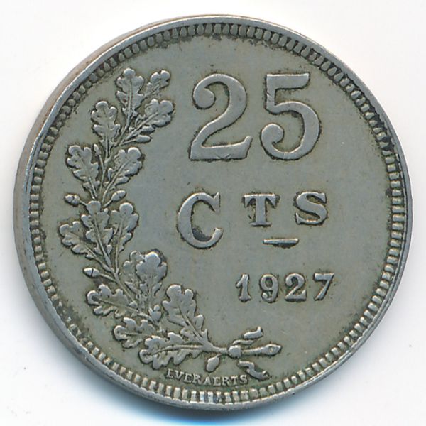 Люксембург, 25 сентим (1927 г.)