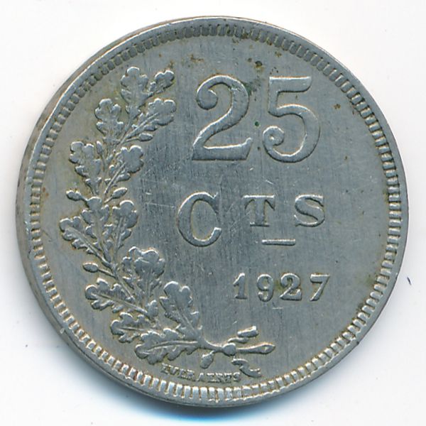 Люксембург, 25 сентим (1927 г.)