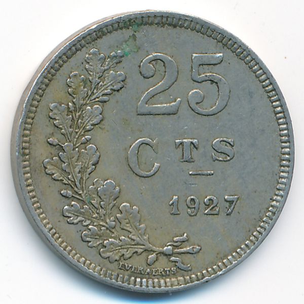Люксембург, 25 сентим (1927 г.)