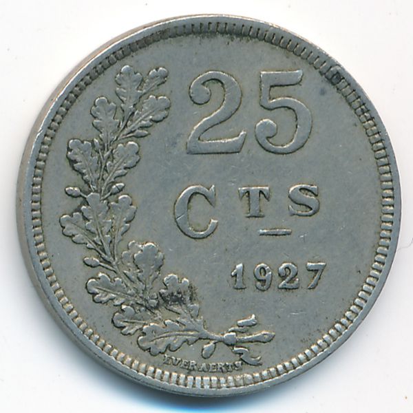 Люксембург, 25 сентим (1927 г.)