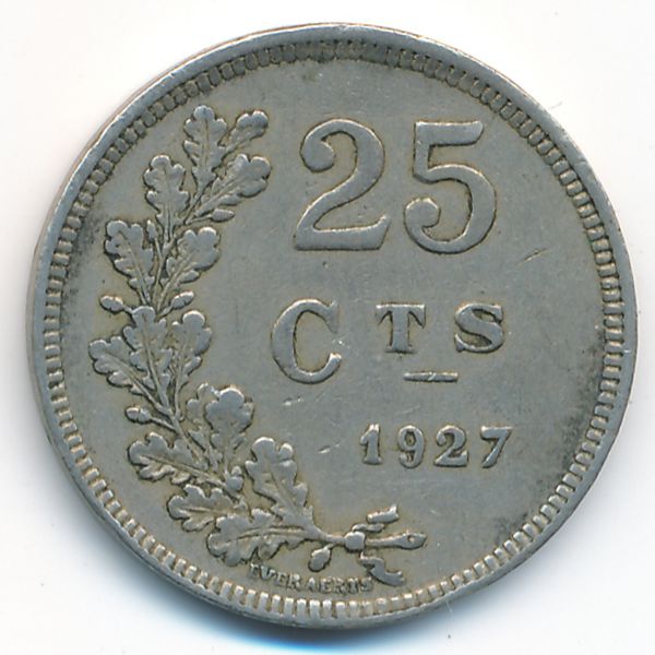 Люксембург, 25 сентим (1927 г.)
