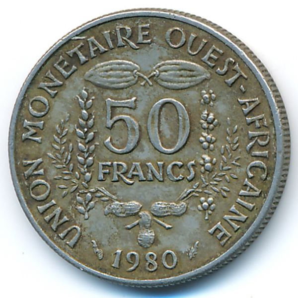 Западная Африка, 50 франков (1980 г.)
