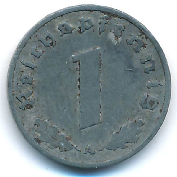 Третий Рейх, 1 рейхспфенниг (1940 г.)