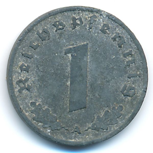 Третий Рейх, 1 рейхспфенниг (1942 г.)