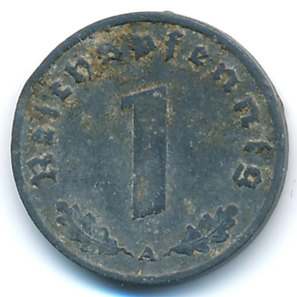 Третий Рейх, 1 рейхспфенниг (1942 г.)