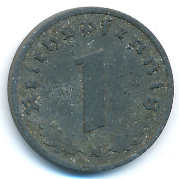 Третий Рейх, 1 рейхспфенниг (1943 г.)