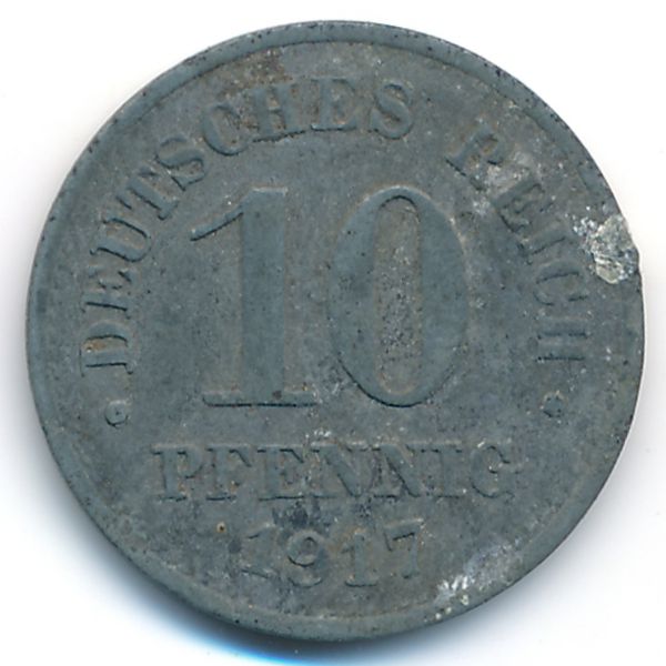 Германия, 10 пфеннигов (1917 г.)