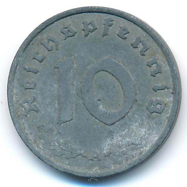 Третий Рейх, 10 рейхспфеннигов (1940 г.)