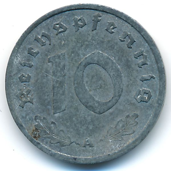 Третий Рейх, 10 рейхспфеннигов (1940 г.)