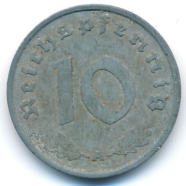 Третий Рейх, 10 рейхспфеннигов (1940 г.)