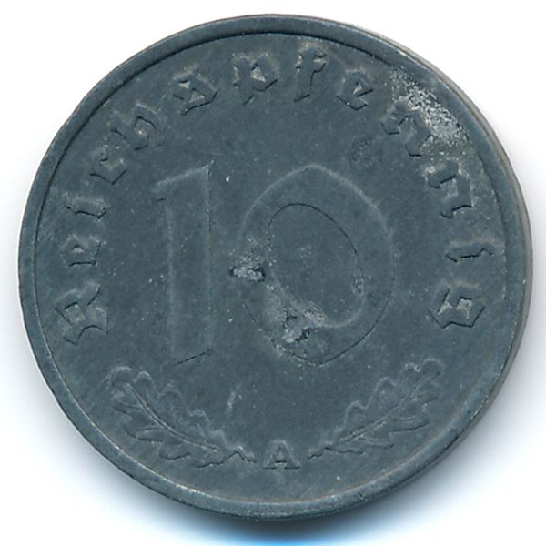 Третий Рейх, 10 рейхспфеннигов (1940 г.)