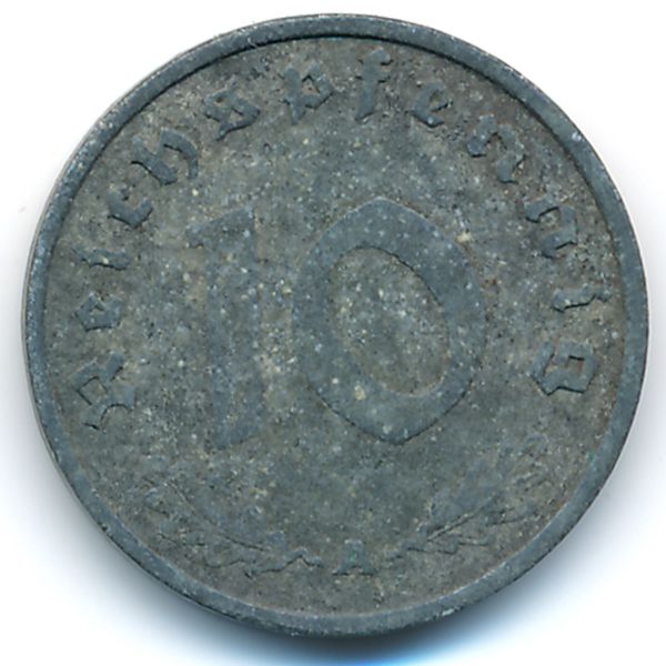 Третий Рейх, 10 рейхспфеннигов (1940 г.)