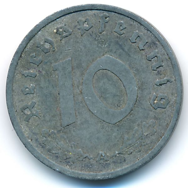 Третий Рейх, 10 рейхспфеннигов (1940 г.)