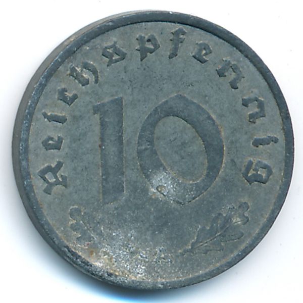 Третий Рейх, 10 рейхспфеннигов (1940 г.)