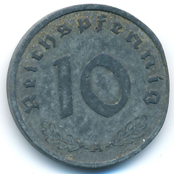 Третий Рейх, 10 рейхспфеннигов (1941 г.)