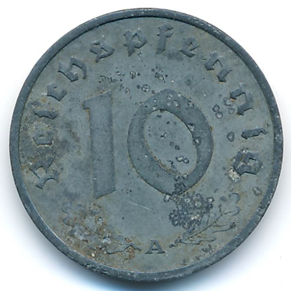 Третий Рейх, 10 рейхспфеннигов (1941 г.)