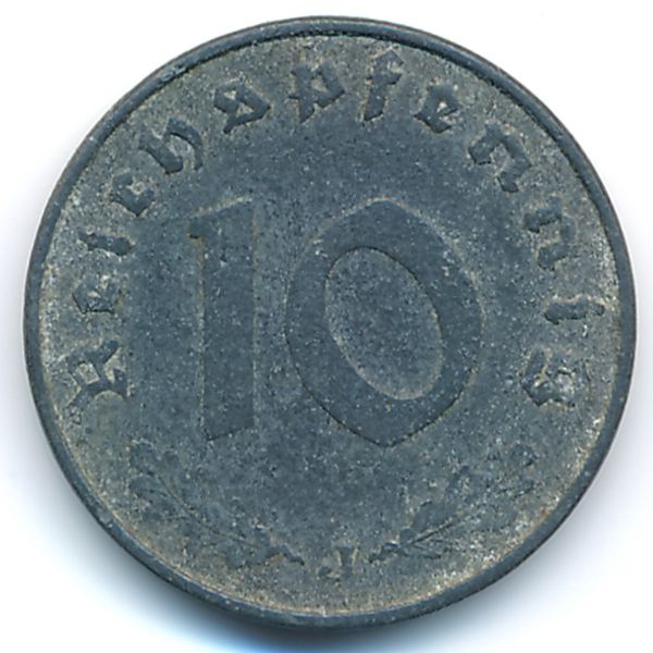 Третий Рейх, 10 рейхспфеннигов (1941 г.)