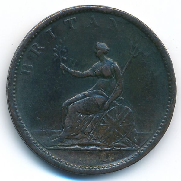 Великобритания, 1/2 пенни (1806 г.)