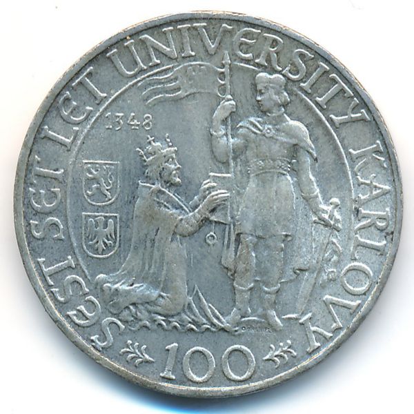 Чехословакия, 100 крон (1948 г.)