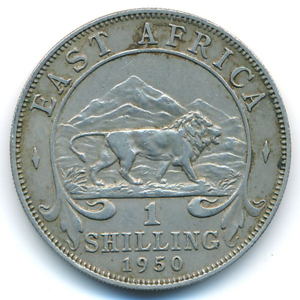 Восточная Африка, 1 шиллинг (1950 г.)
