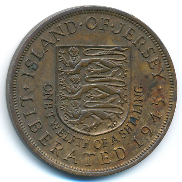 Джерси, 1/12 шиллинга (1945 г.)