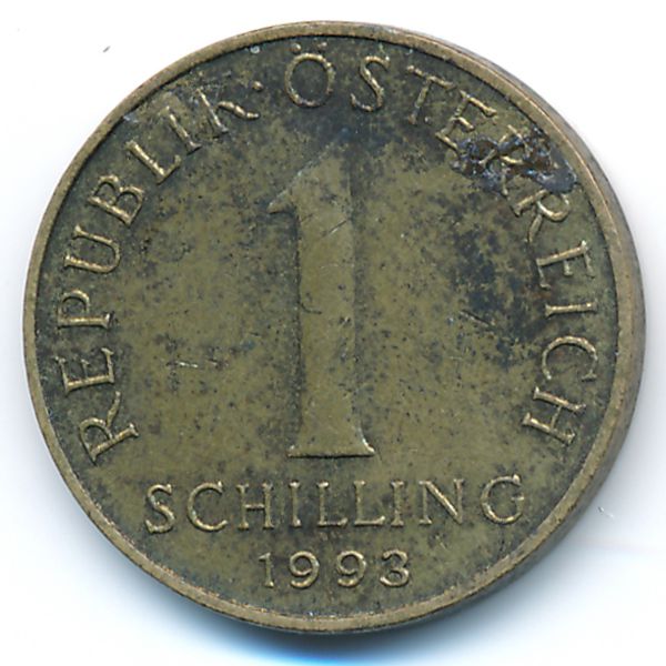 Австрия, 1 шиллинг (1993 г.)