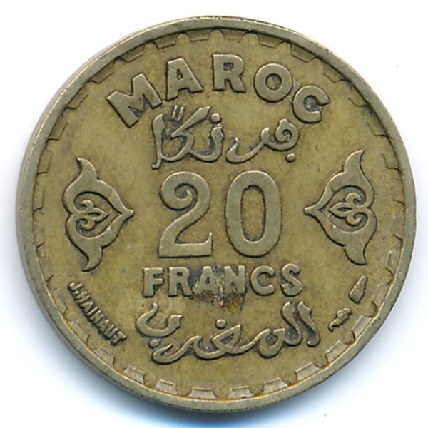 Марокко, 20 франков (1951 г.)