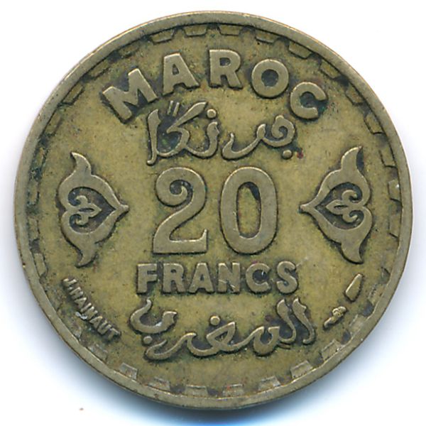 Марокко, 20 франков (1951 г.)