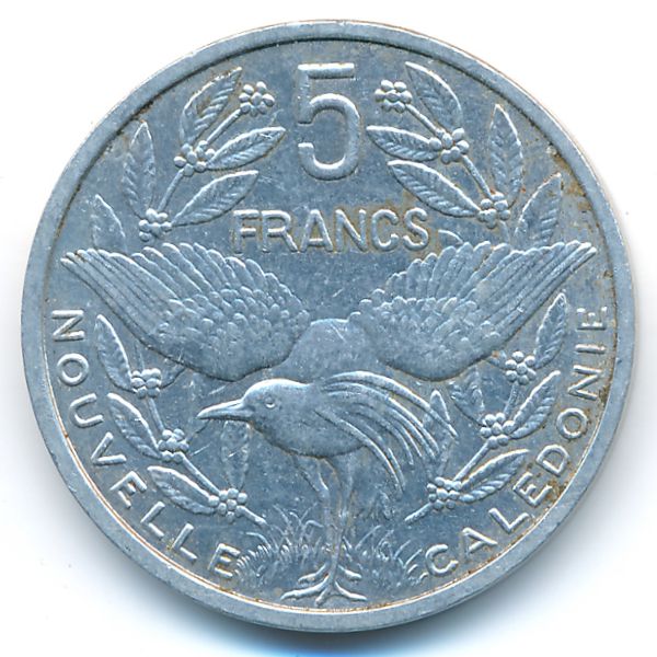 Новая Каледония, 5 франков (1994 г.)