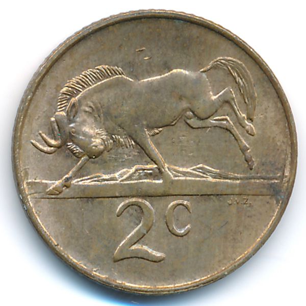 ЮАР, 2 цента (1989 г.)