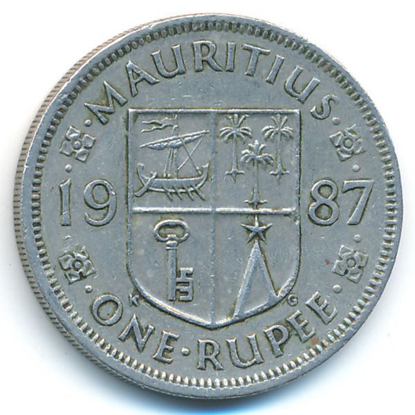 Маврикий, 1 рупия (1987 г.)