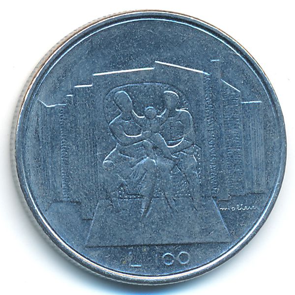 Сан-Марино, 100 лир (1976 г.)