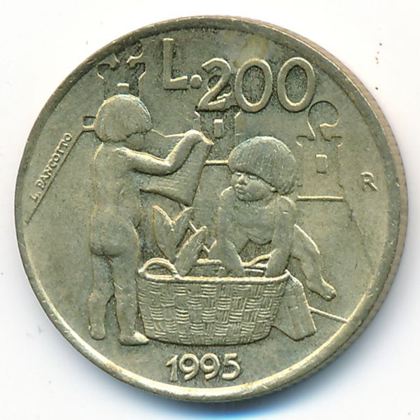 Сан-Марино, 200 лир (1995 г.)