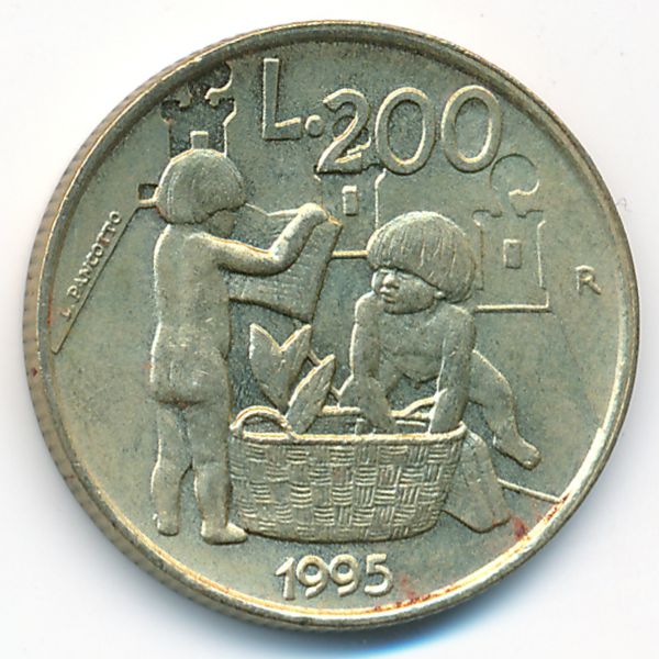 Сан-Марино, 200 лир (1995 г.)
