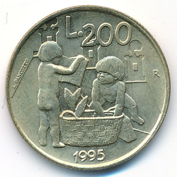 Сан-Марино, 200 лир (1995 г.)