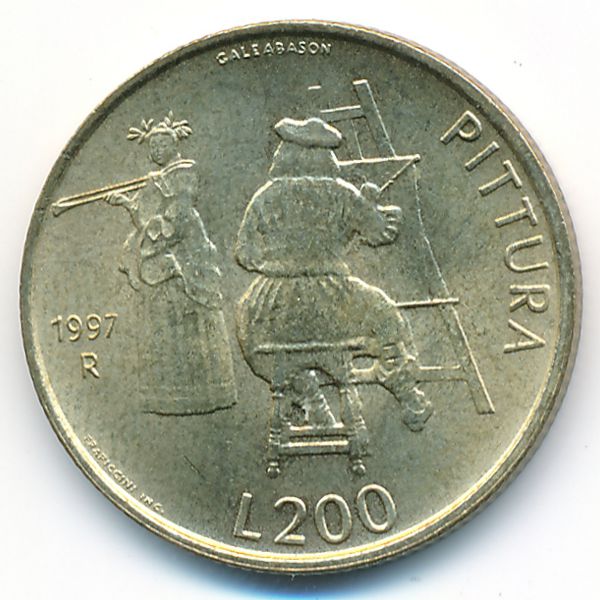 Сан-Марино, 200 лир (1997 г.)