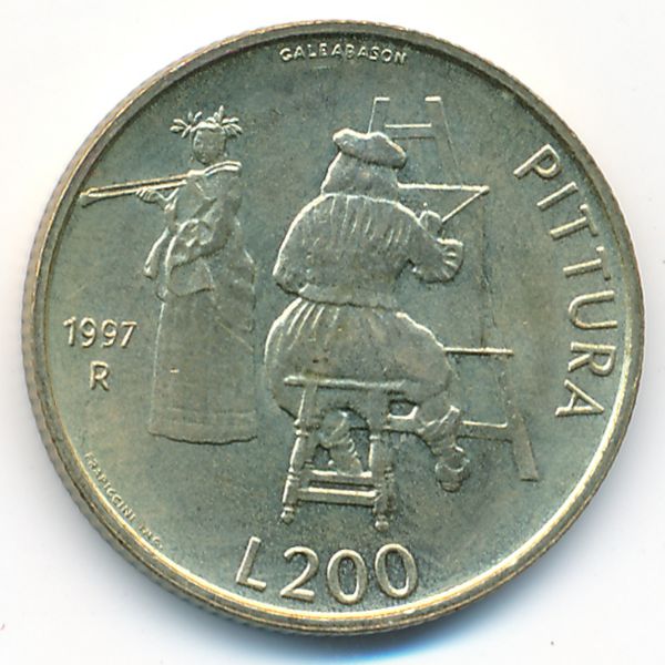 Сан-Марино, 200 лир (1997 г.)