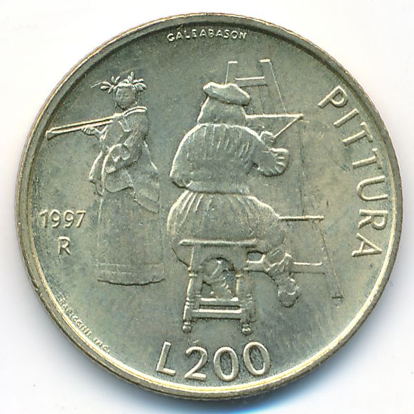 Сан-Марино, 200 лир (1997 г.)
