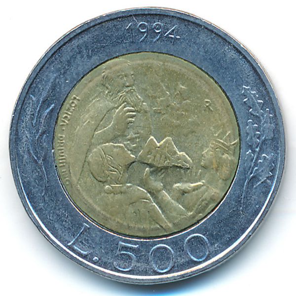 Сан-Марино, 500 лир (1994 г.)