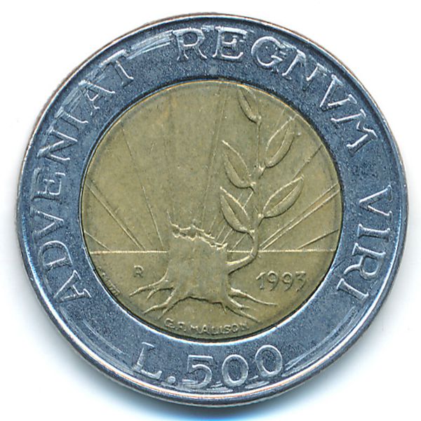 Сан-Марино, 500 лир (1993 г.)