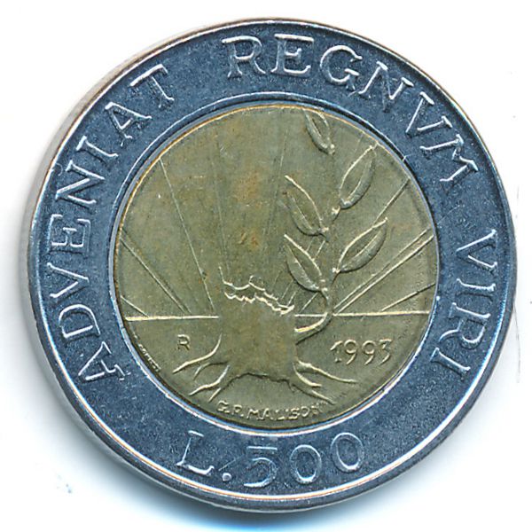 Сан-Марино, 500 лир (1993 г.)
