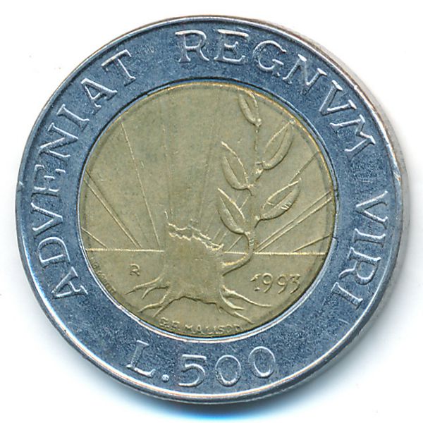 Сан-Марино, 500 лир (1993 г.)