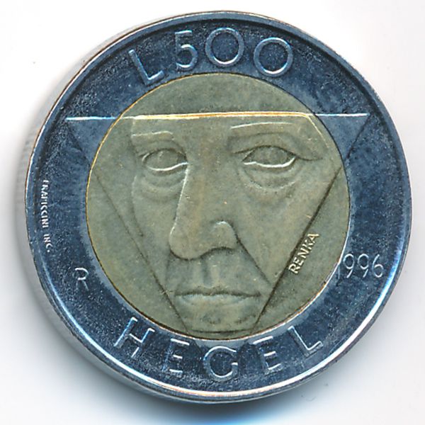 Сан-Марино, 500 лир (1996 г.)